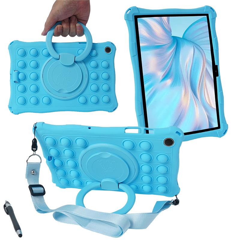 Compatible Rotating Silicone Case for 2023 Samsung A9 Tablet A9+, X110, X210 - Handheld Mouse Killer Model