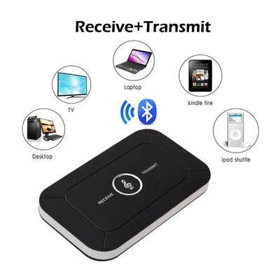 2 IN 1 B6 Bluetooth 5.3 Audio Transmitter Receiver 3.5mm AUX Jack RCA USB Dongle Music Wireless Adapter For Car PC TV Headphone