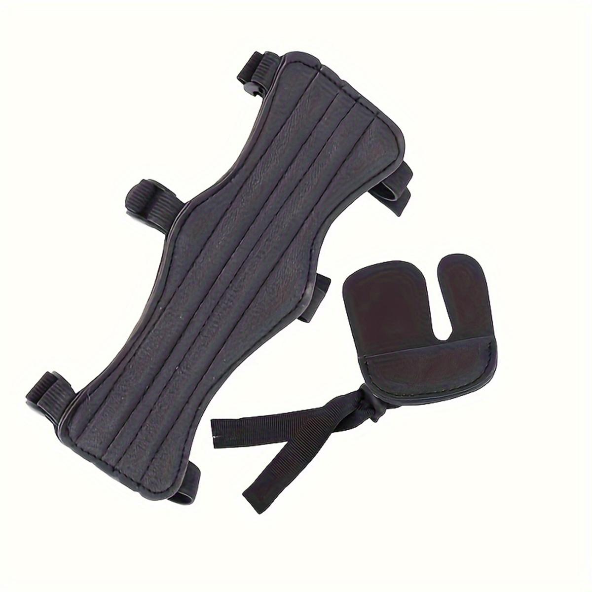 

Arm and finger guard sets, outdoor hunting bow and arrow arm and finger guard sets, shooting and archery protective gear чорний