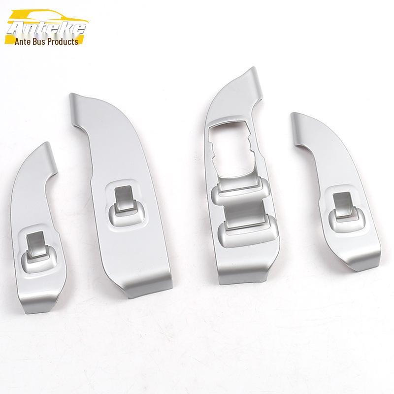 MKC Electroplated Glass Lift Panel Frame & Window Armrest Sequin Car Accessories