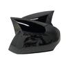 New Bat Style High Quality Abs Plastic 2 Pieces Mirror Covers Caps RearView Case Gloss Black For Renault Fluence 2010-2016