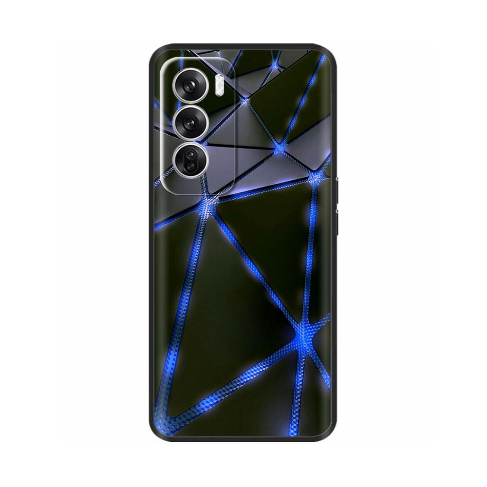 Luxury Painted Case For OPPO Reno 12 Pro Back Cover Silicone Phone Case For OPPO Reno 12 Reno12 Pro 5G Protective Shell Capas