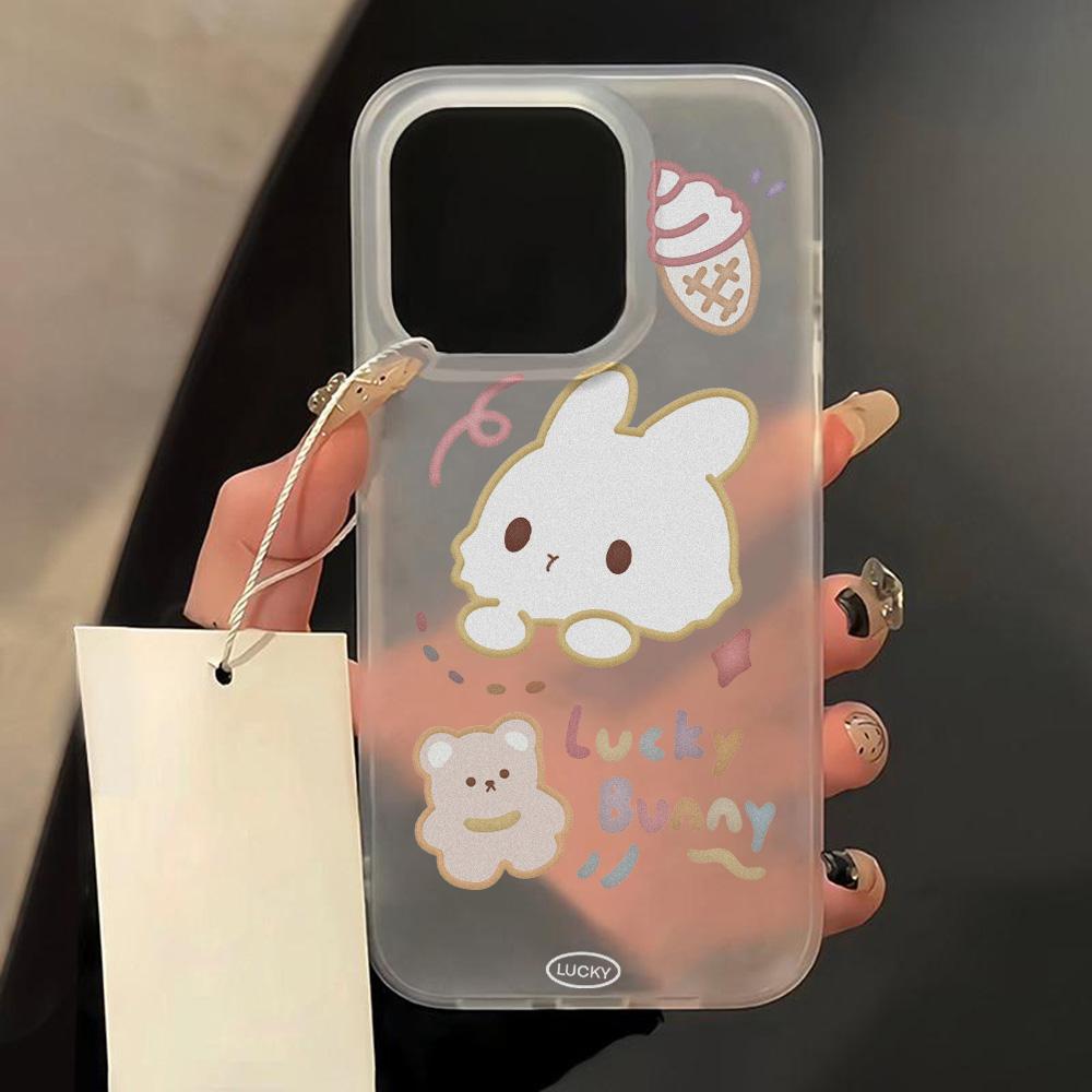Mobile Phone Cases for iPhone 11 13 15 Pro Max 12 14 Pro Max Case iPhone 16 15 Plus 13 Pro 12 Mini 13 Mini Frosted Texture Painted Cartoon Flowers