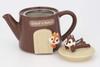 Disney and Chip Dale Teapot 350ml with tea strainer Tableware Disney Goods Character Chip Dale Goods Birthday Present Christmas Present SAN2958 "Chip