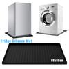 60x60cm Fridge Silicone Mat Mini Fridge Drip Pan with 0.8 Inch Raised Edges Under Refrigerator Floor Protector Furniture Pad