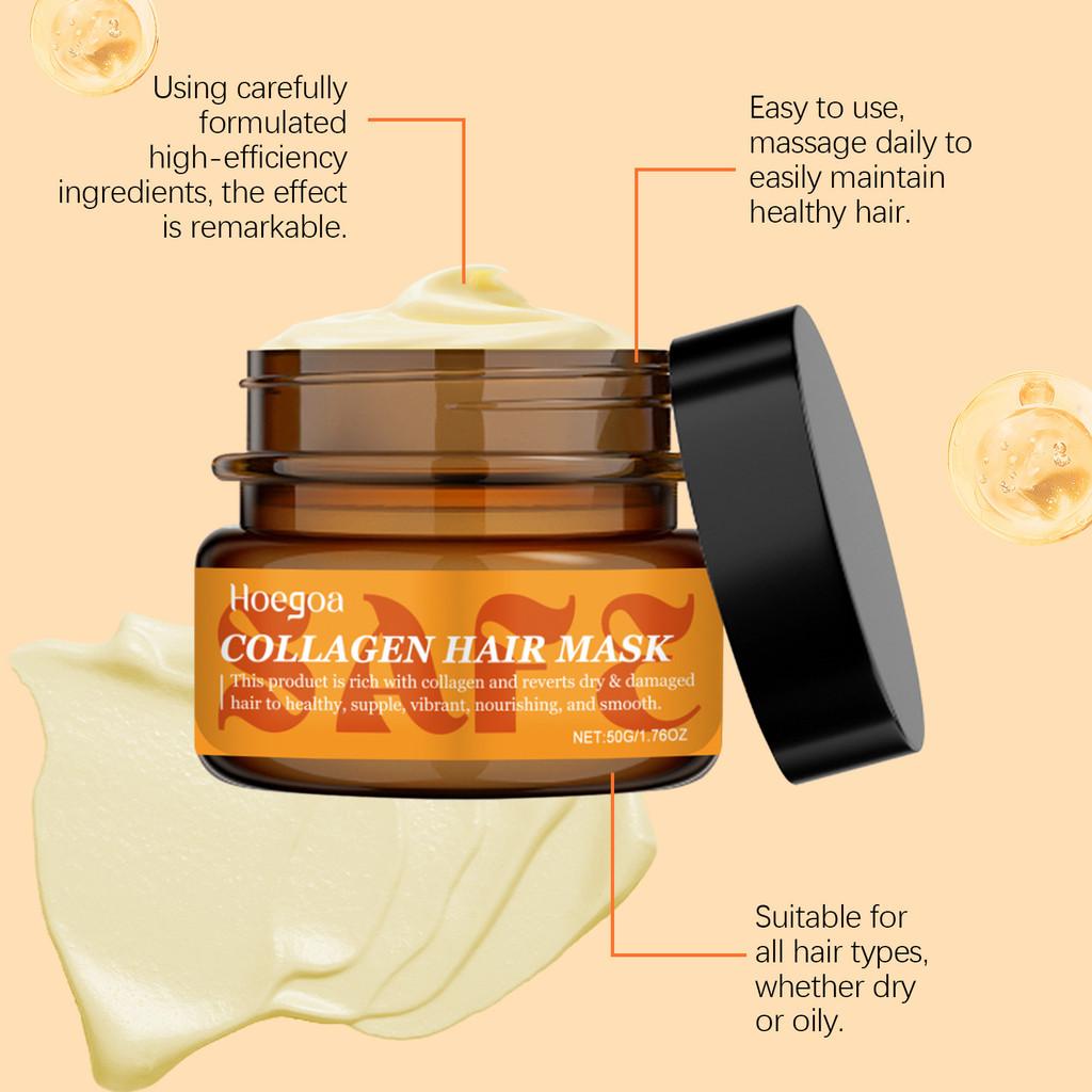 Hoegoa Nourishing Repair Hair Mask For Smooth And Silky Hair With Frizz Control 50g