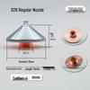 Black Diamond High-Power Laser Cutting Nozzle, D32 Single & Double Layer, Anti-Collision Purple Copper, D28