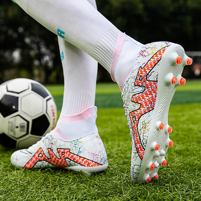 2024 Pantofi de fotbal pentru bărbați Cizme de fotbal ultraușoare de mărime mare Pantofi pentru băieți pantofi anti-alunecare AG/TF Cizme de fotbal Cizme unisex
