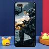 Tactical Swat Gear Pattern Case For Oppo A98 A78 A58 A15 A16 A17 A5 A9 A91 A52 A72 A76 A96 A74 A94 A54 S A57 A77 Cover
