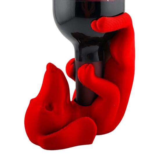 Dachshund Wine Bottle Holder PLA Dog Figurine Beer Bottle Display Stand Organizer
