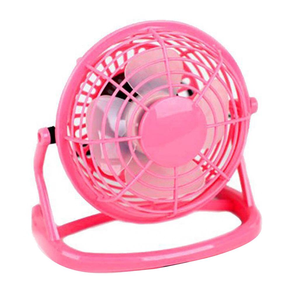 USB Portable Rotation Silent Fan Desk Cooler for Laptop Notebook Desktop PC Ofiice Summer Cooling Fan 4 Blades Rotatable Fans