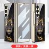 Luxusní pokovený malovaný skleněný kryt pro Samsung Galaxy Z Fold 7 6 Skleněný ochranný kryt zadního displeje pro pouzdro Galaxy Z Fold7