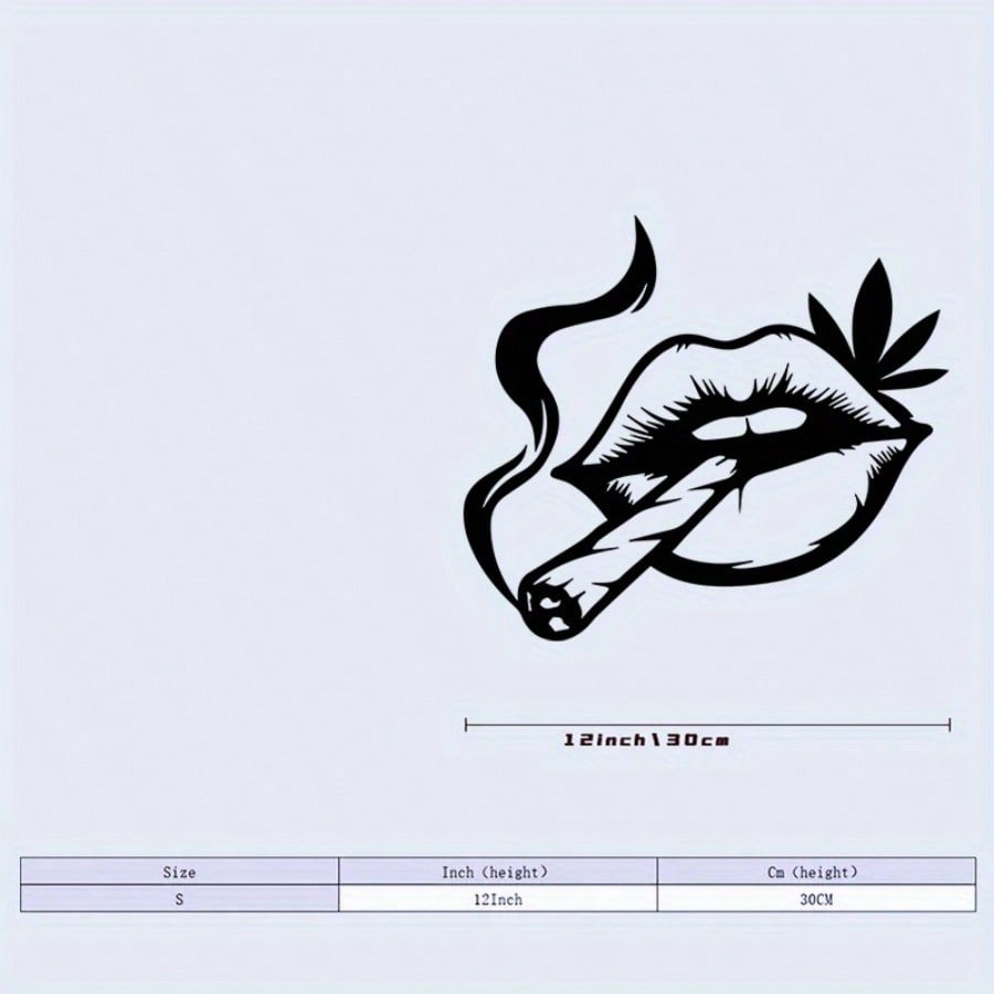 

Vintage Iron Smoking Weed Bohemian Wall Art Metal Sculpture Halloween Decor різнокольоровий