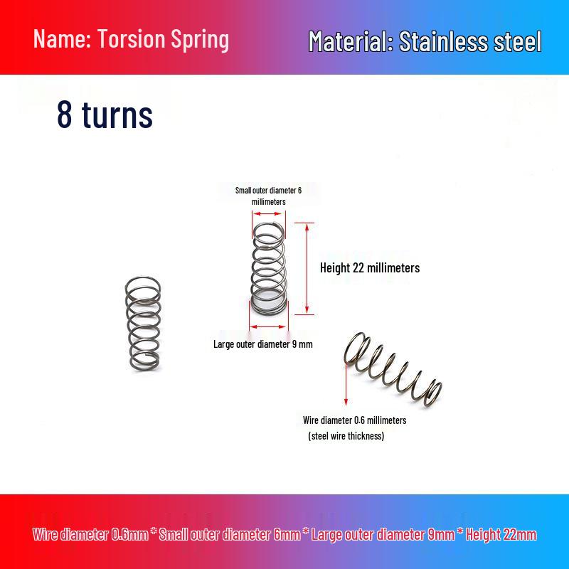 Stainless Steel Pagoda-Shaped Trapezoidal Compression Spring for Battery