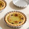 Nonstick Pizza Baking Pan Edge-patterned Tart Pan Easy Clean Egg Tart Molds  Pastry Making