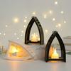 Portable Lanterns Vintage Style Candle Holder Night Lamp Ornament Outdoor Indoor Decorative Lantern