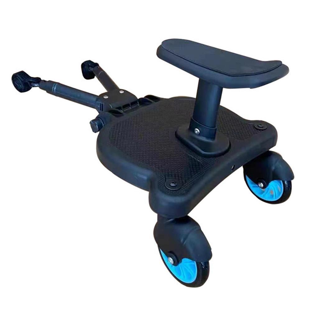 2 in 1 Sit and Stand Stroller Pedal Adapter Universal Holds 55lbs Strollers Step Board Adapter Comfort Creative