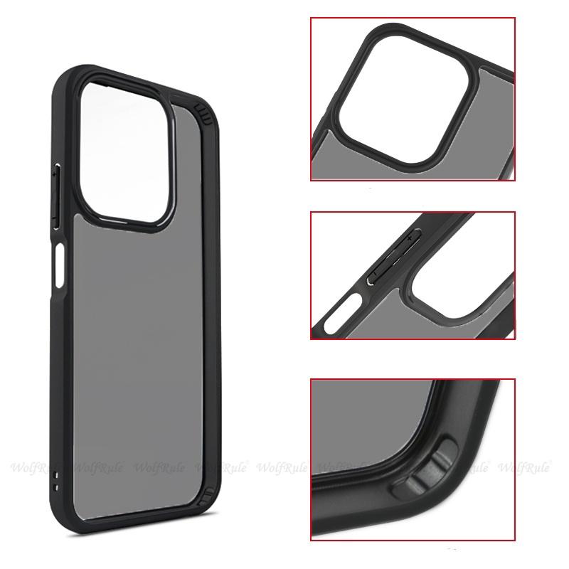 For Xiaomi Redmi 15C Case Cover Redmi 15C Capas New Shockproof Phone Bumper Back Matte Frosted Transparent For Fundas Redmi 15C