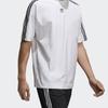 Adidas Originals Warm-Up Tee With Trefoil And 3-Stripes Men Tops White CW1217