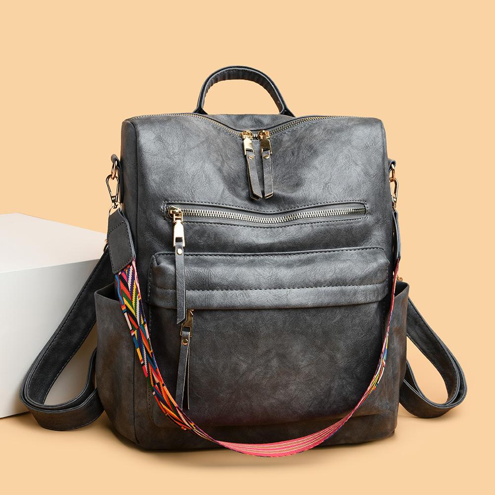 2026 New Women's Backpack Fashi Casual Travel Backpack Female High School Student Schoolbag Female Pures and Bags Back Pack