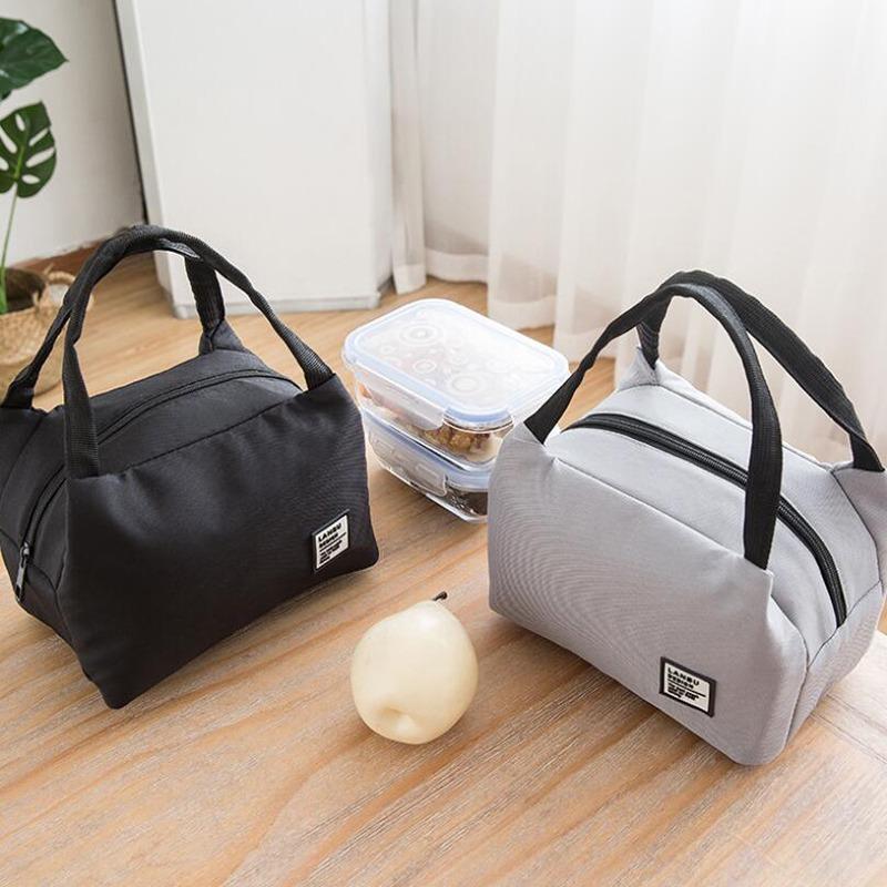 Portable Lunch Bag 2026 New Thermal Insulated Lunch Box Tote Cooler Bag Bento Pouch Lunch Container School Food Storage Bags