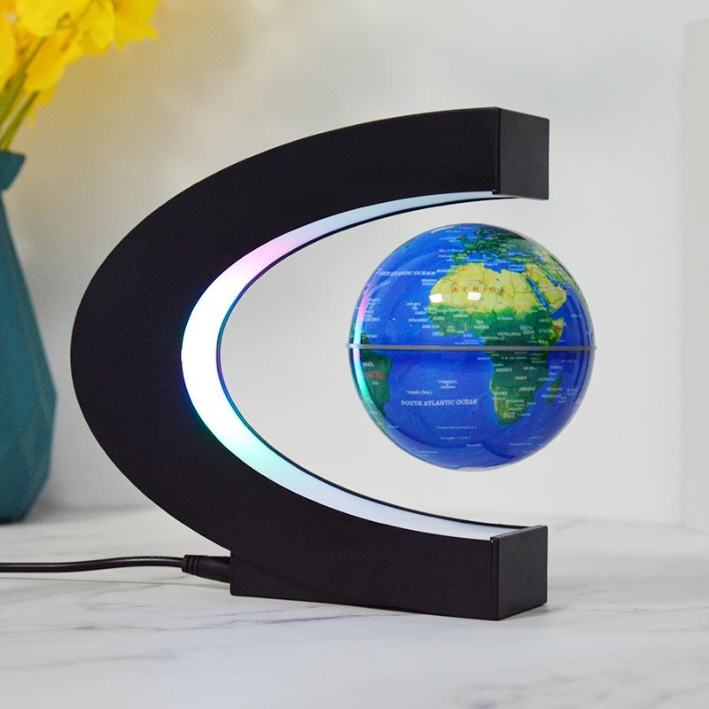 

Лампа-глобус на магнитной левитации - Креативное офисное украшение в подарок EU Power Adapter