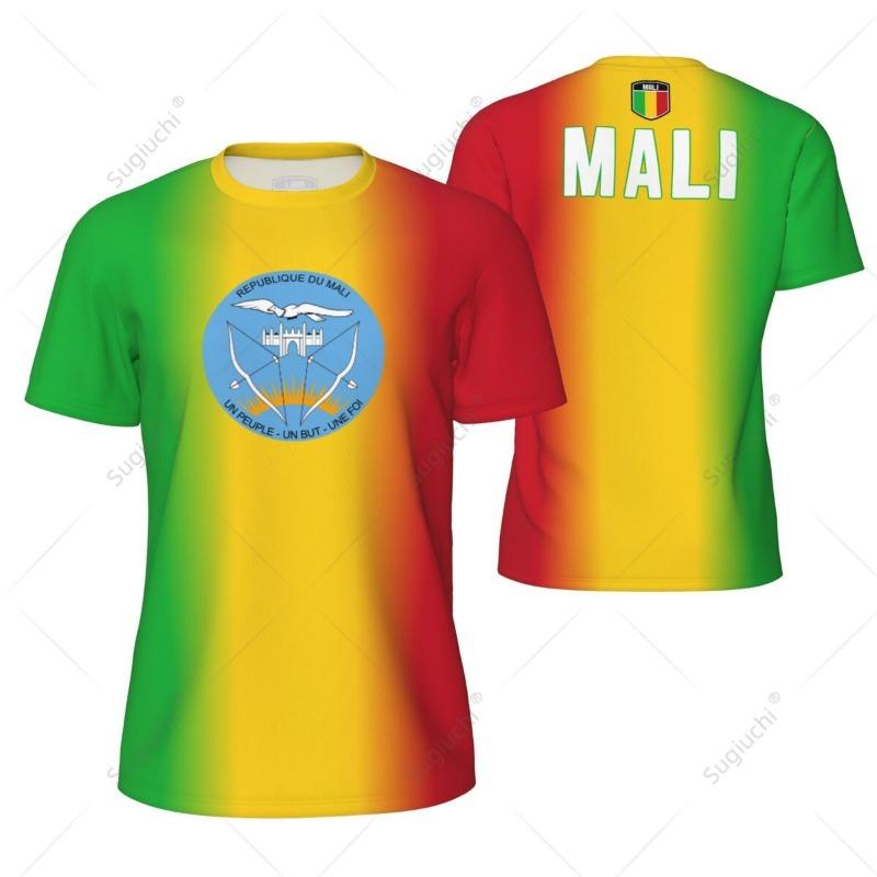 Sports Mesh T-shirt Mali Flag For Running Bike Soccer Tennis Football Fitness Tees 3D Printed Custom