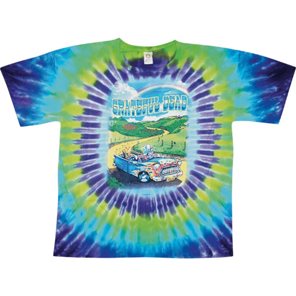 Men s Grateful Dead Truckin to Buffalo Tie Dye T-shirt XXX-Large Tie Dye XL