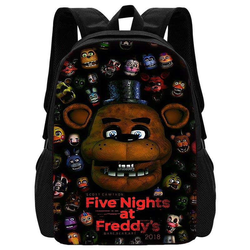 Cartoon Middernacht Teddybeer Kinder Schoolrugzak met Lunchtassen, Etui, Schooltassen voor Jongens Meisjes Beste Cadeau