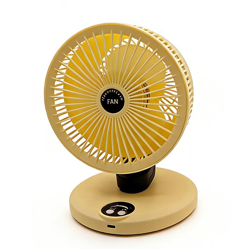 

USB Rechargeable Desktop Air Circulator Fan - High Power, Long Battery, for Office and Home Use. 18.7*18.1*25.9 грязно-белый