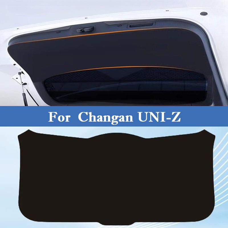 For Changan UNI-Z Car Trunk Door Anti Kick Pad Tailgate Anti-Scratch Protective Sticker Mat Cargo Liner Interior Accessories