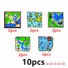 Bricks Smooth 2x2 Floor Printed Tile Assembled Building Blocks Decoration Ceramic Tile MOC City House Construction Toys