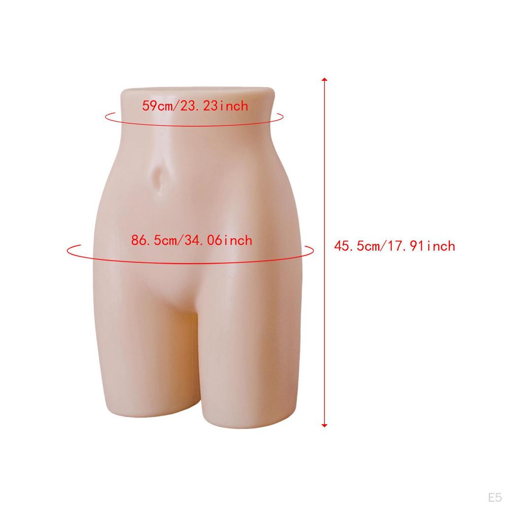 Half Body Display Holder for Panty Mannequin Underwear Model On Countertop