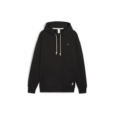 Puma MMQ Hoodie Solid Color Casual Pullover Sweatshirt Men Hoodies Black 624011-01