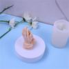 Silicone Molds Hand Candle Buddha Beads Prayer Gesture Candle Mold Hand Shaped Resin Casting Mould