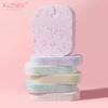 1pc Powder Puff Face Cleanser Makeup Tools Seaweed Cleansing Cleansing Flutter Compress Wash Pad Wash Face Sponge Cosmetic Puff