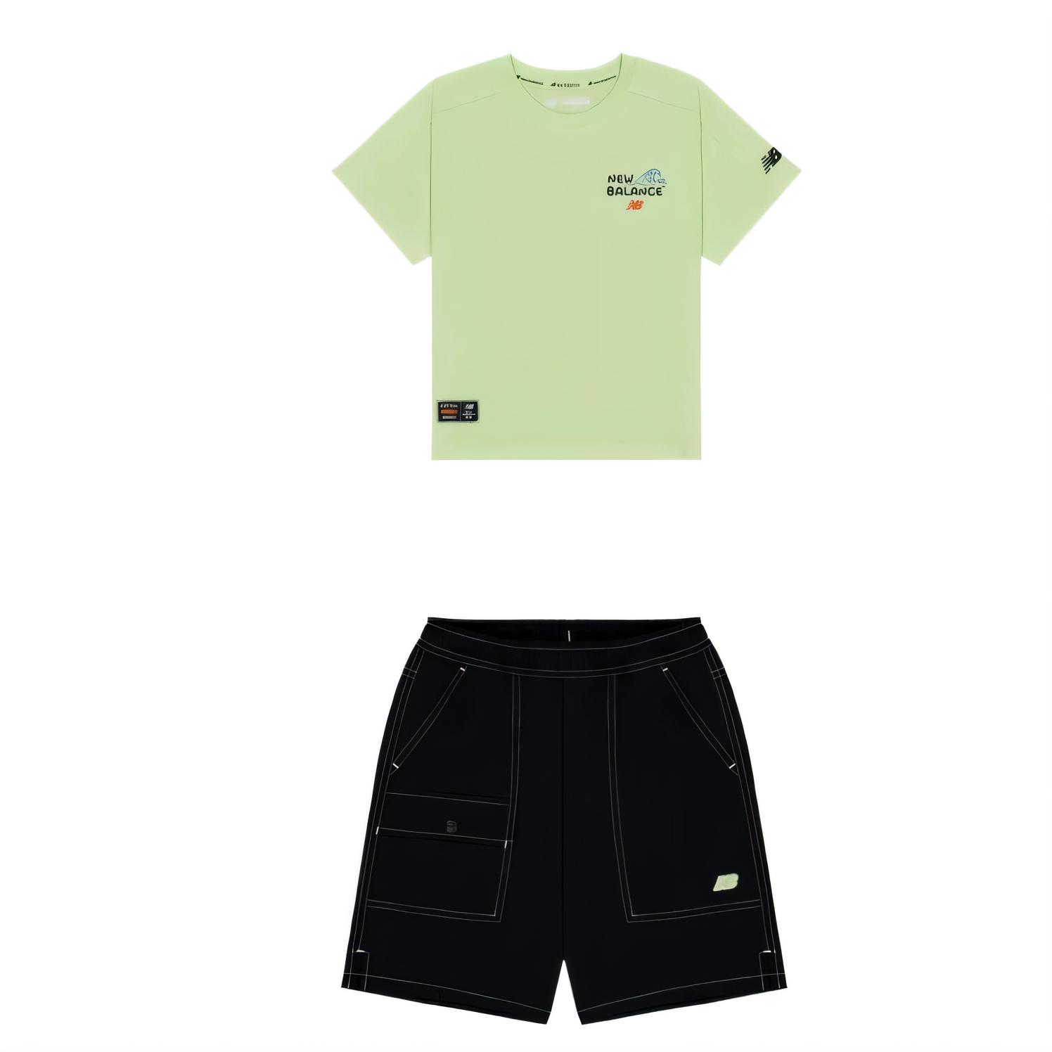 New Balance Casual Sportswear SS25 Green Black Children Aged 3 7 Years Old 2SF22083-LGN 150