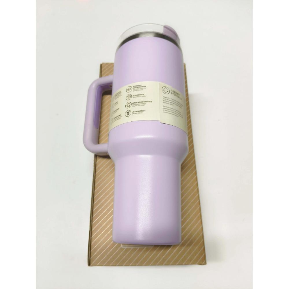 2025 Handle Straw Lid Stainless Steel 30oz/40oz Vacuum Insulated Car Mug Double Wall Thermal Iced Travel Cup