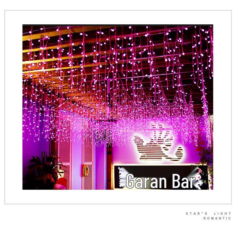 Cross-border Waterproof LED Outdoor Twinkling String Lights for Courtyard and Decorative Waterfall Lighting