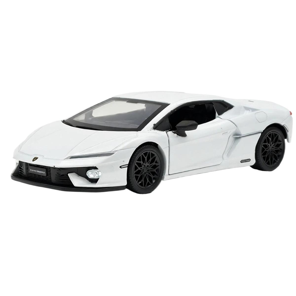 

1/32 Lamborghini Temerario Суперкар Сплав Металл Литье под Давлением Модель Автомобиля Домашний Модный и Настольный Дисплей Украшение Подарки на День Рождения для Мальчиков белый
