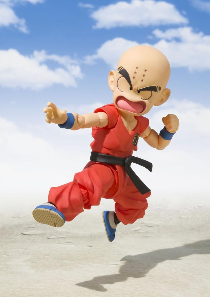 TAMASHII NATIONS Dragon Ball Krillin Youth 100mm ABS PVC Painted Movable Figure S.H.Figuarts - - Approx. &