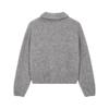 ELLE KIDS Girls' Cloud-Feel Wool Blend Lapel Cardigan