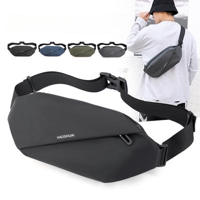 Men's Fanny Pack Outdoor Running Mobile Phone Bag Multifunctional Large-capacity Breast Bag Casual Shoulder Messenger Bag