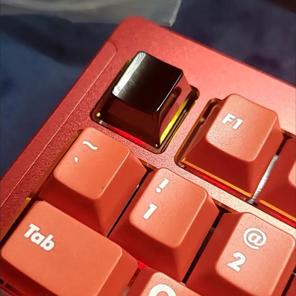 Metal Keycaps Cherry Profile for Mechanical Keyboard Matte Keycap For R4 Switches Keycaps Black Silver Gold