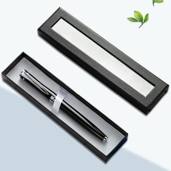 Exquisites Federmäppchen-Futterdesign Papier Sichtbares Transparentes Fenster Stifte Geschenke Etui für Täglich