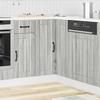 Corner Base Kitchen Cabinet Lucca Grey Sonoma Glued Wood