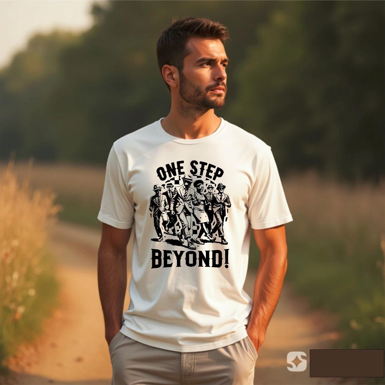 One Step Beyond Madness Ska Mens Funny Gift Top T-Shirt L