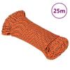 152645 vidaXL Boat Rope Orange 4 Mm 25 M Polypropylene