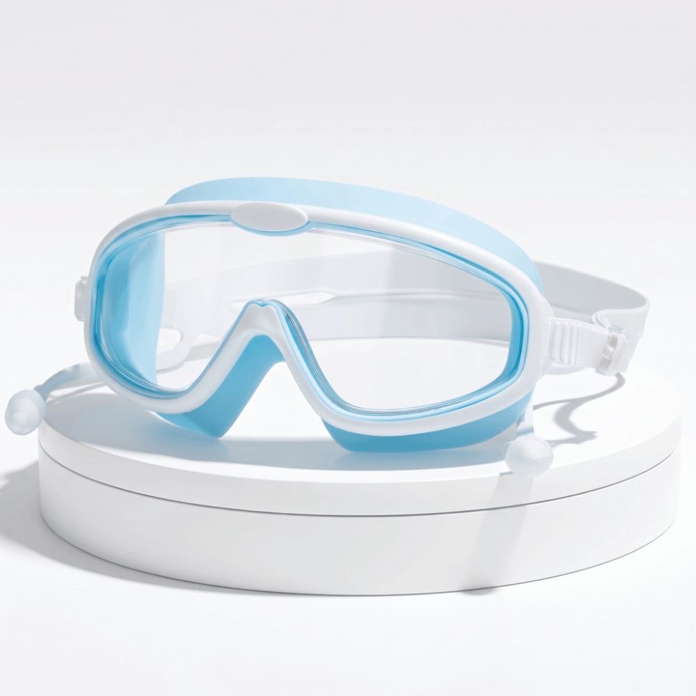 Wide View Big Frame Swim Goggles Anti-Fog Large Frame Swim Goggles Swimming Goggles Swimming