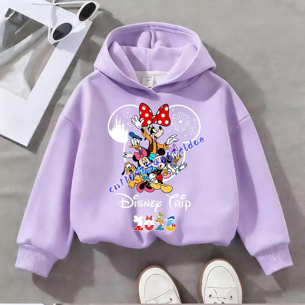 Spring and Autumn Children's Fashion Hoodie with Cartoon Animation Pattern Printing